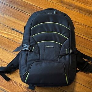 Evecase Large Professional DSLR Camera Travel Backpack with Rain Cover